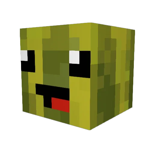 NaFiaYT Minecraft avatar head, 3D render