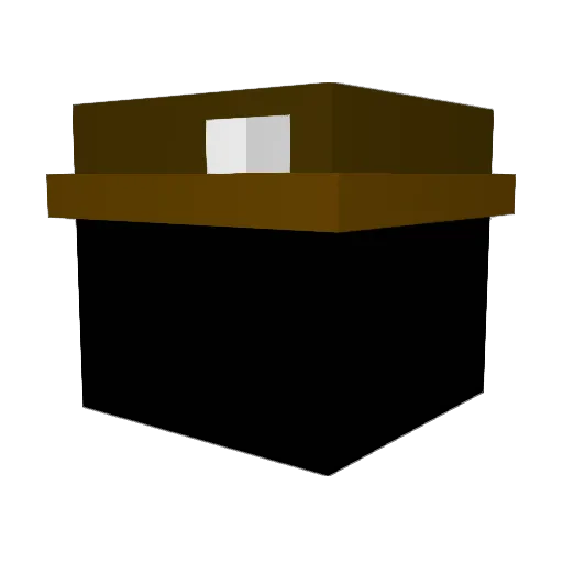 NaJoWa Minecraft avatar head, 3D render