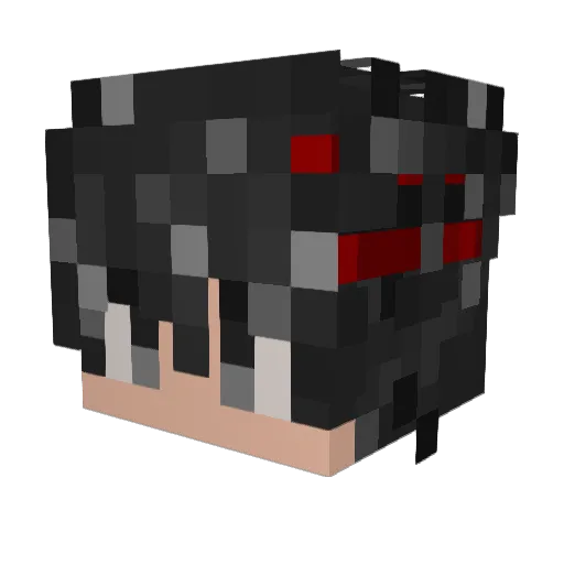 NaKhoS Minecraft avatar head, 3D render