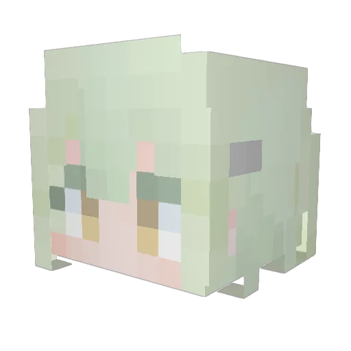 NaLND149 Minecraft avatar head, 3D render