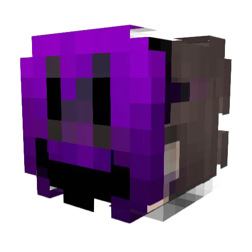 NaLorY Minecraft avatar head, 3D render