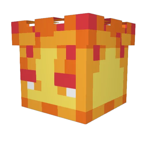 NaNoNuNeNi Minecraft avatar head, 3D render