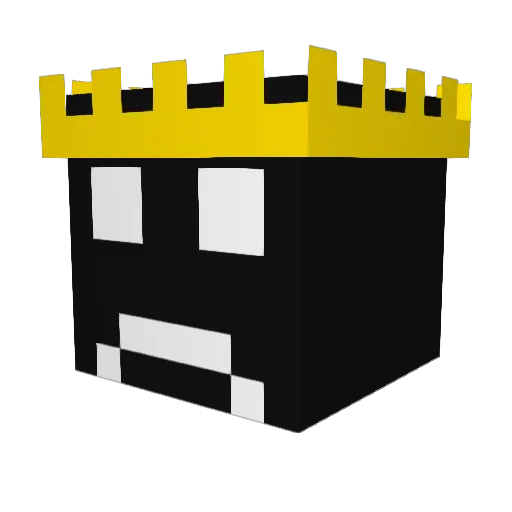 NaRlkOJitk_ Minecraft avatar head, 3D render