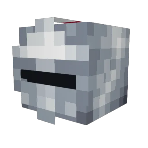 NaRuT055 Minecraft avatar head, 3D render