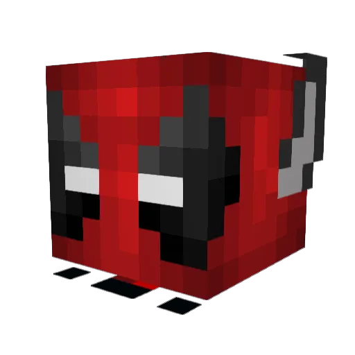 NaWaF9_9 Minecraft avatar head, 3D render