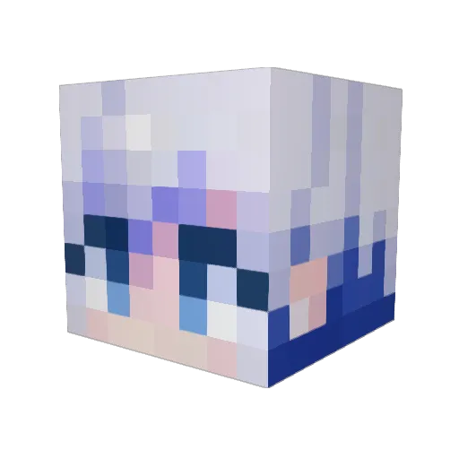 Na_BabZeom Minecraft avatar head, 3D render