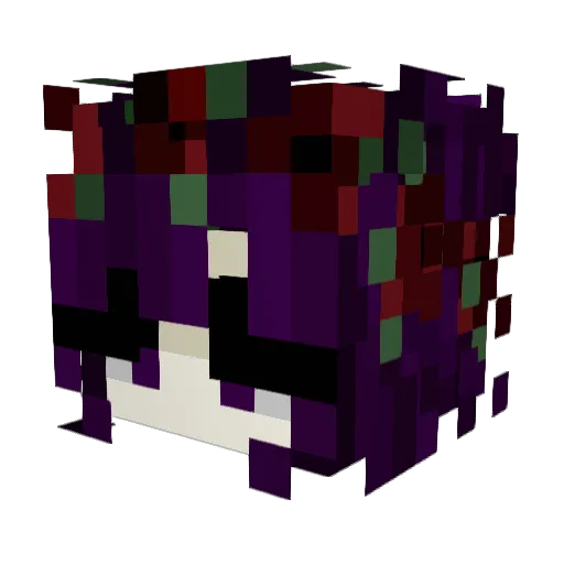 Na_Ri000 Minecraft avatar head, 3D render