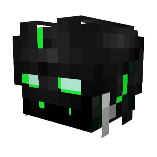 NaafiriIsCute Minecraft avatar head, 3D render