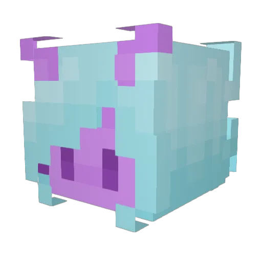 Naaiia Minecraft avatar head, 3D render