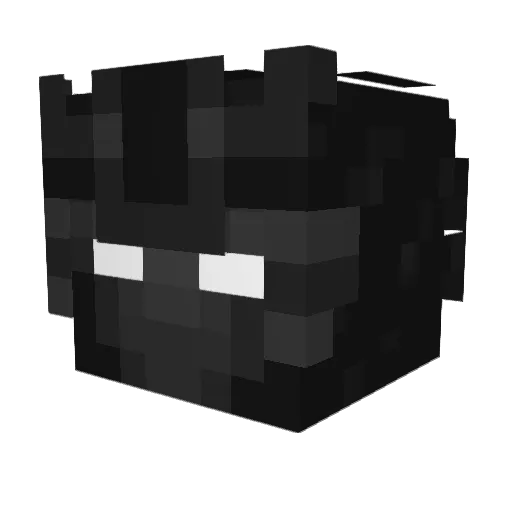 Naaktslak_ Minecraft avatar head, 3D render