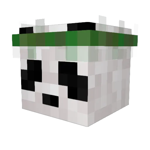 NaapurinPena Minecraft avatar head, 3D render