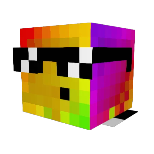 Naaraptor54 Minecraft avatar head, 3D render