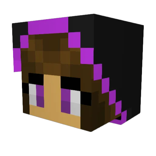 Nabell1 Minecraft avatar head, 3D render