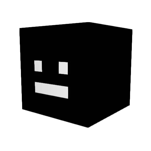 Nabfz Minecraft avatar head, 3D render