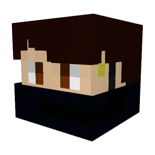 Nabil11 Minecraft avatar head, 3D render