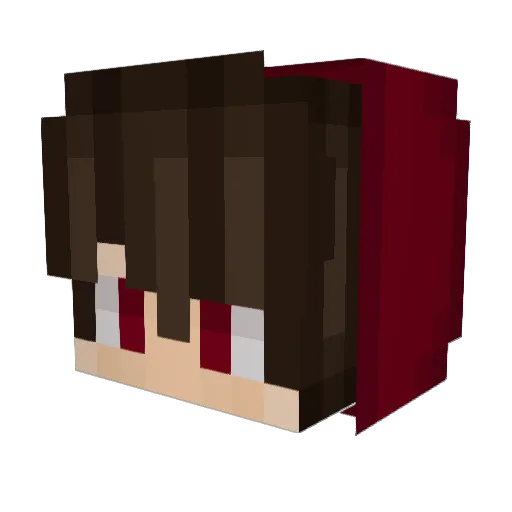 Nabilzz Minecraft avatar head, 3D render