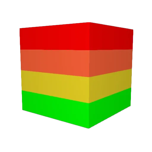 Naboo Minecraft avatar head, 3D render