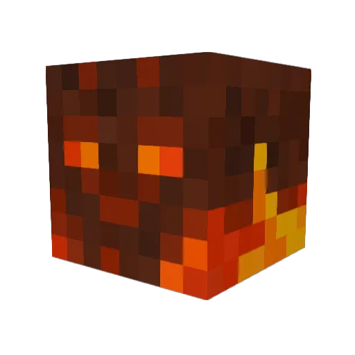 Naboop Minecraft avatar head, 3D render