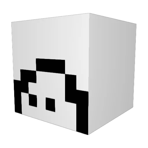 NaborsTaken Minecraft avatar head, 3D render