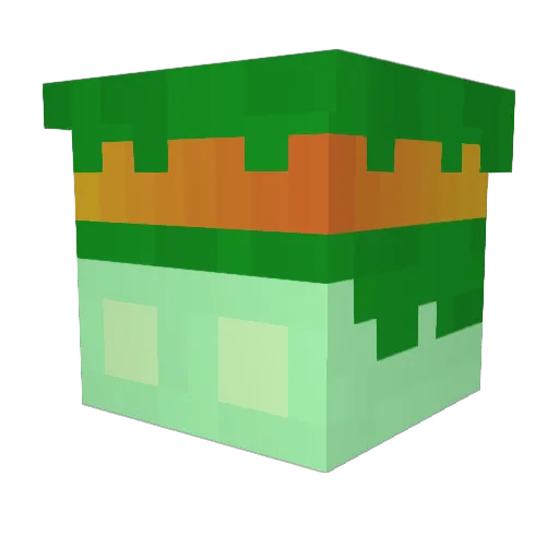 Nabot_ Minecraft avatar head, 3D render