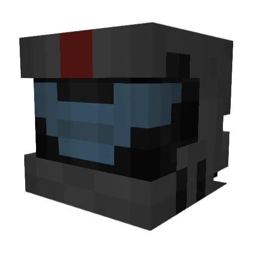 Nabsterone Minecraft avatar head, 3D render