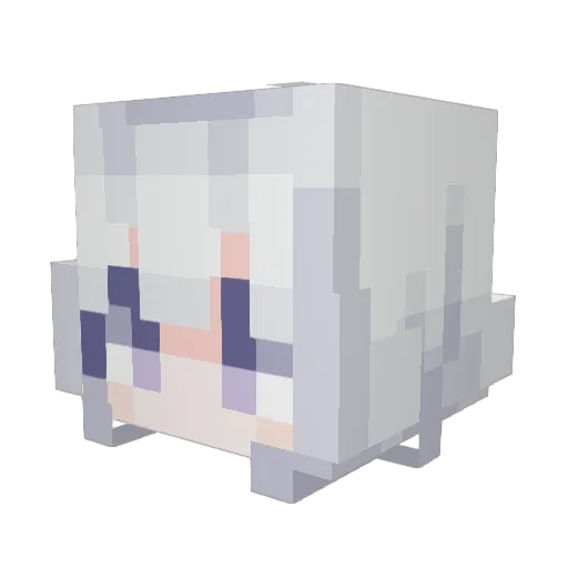 Nabulangi1 Minecraft avatar head, 3D render