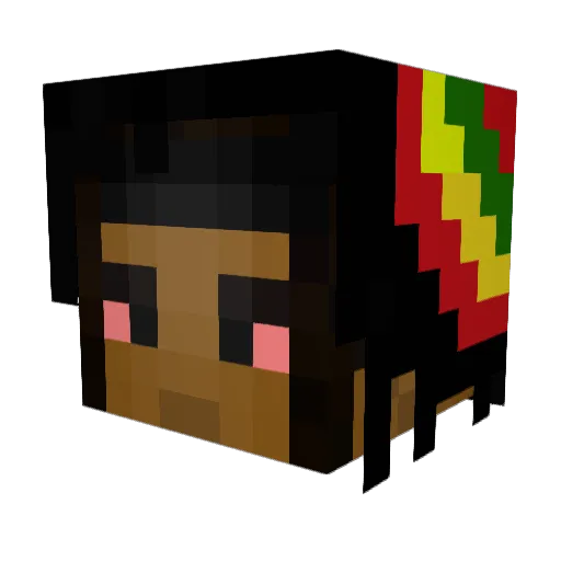 NabutiPlayz Minecraft avatar head, 3D render