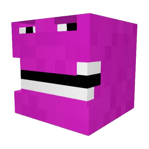 Nacheto1 Minecraft avatar head, 3D render