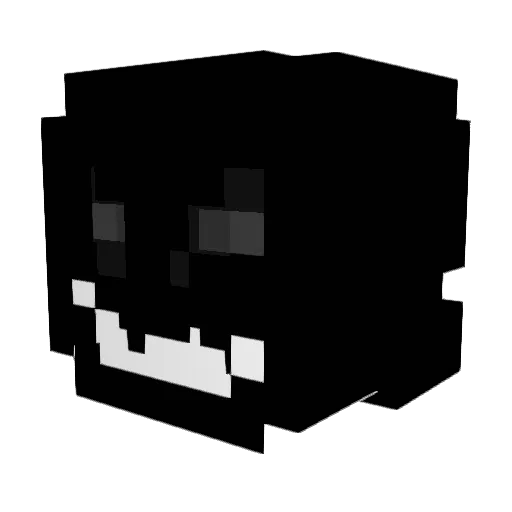 Nachitoooooooo Minecraft avatar head, 3D render