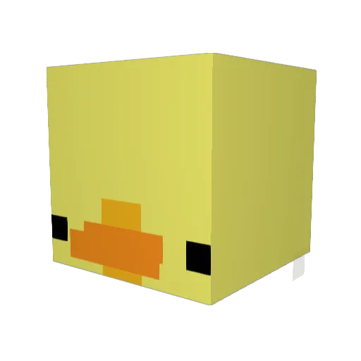 Nacho008 Minecraft avatar head, 3D render