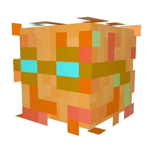 NachoAverage_MC Minecraft avatar head, 3D render