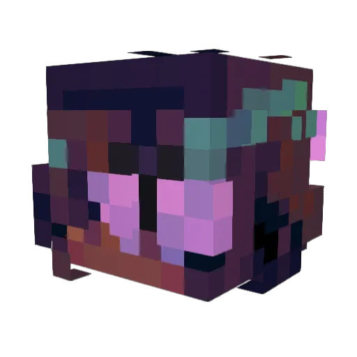 NachoCell Minecraft avatar head, 3D render