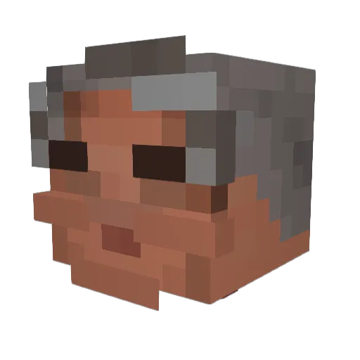 NachoCheese8907 Minecraft avatar head, 3D render