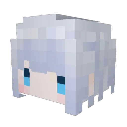 Nacho_Noir Minecraft avatar head, 3D render