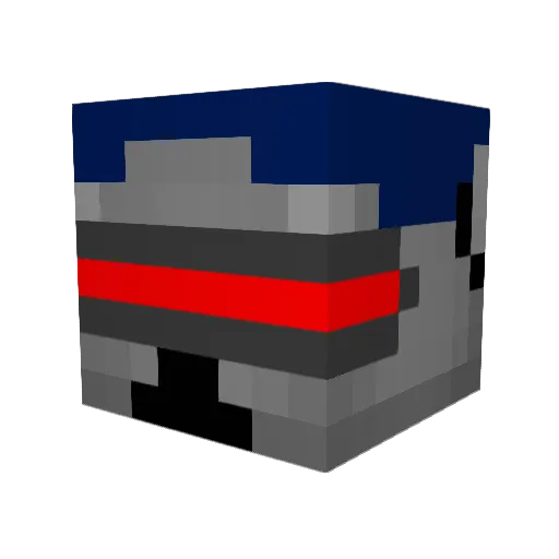 NachoinKenya Minecraft avatar head, 3D render