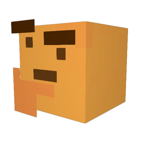 Nachos1705 Minecraft avatar head, 3D render