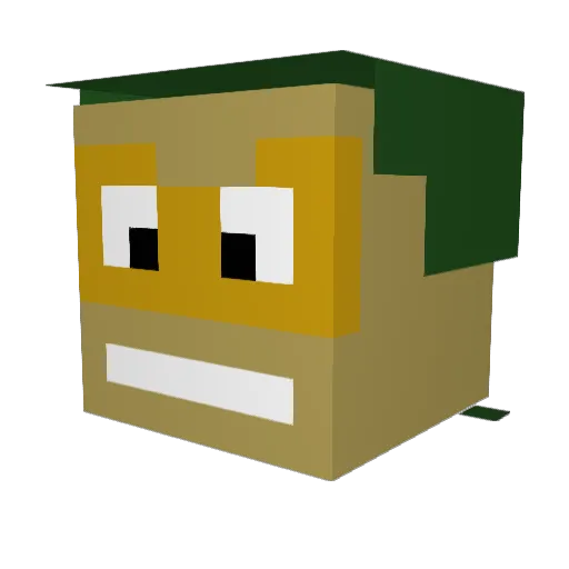 Nachteule1915 Minecraft avatar head, 3D render
