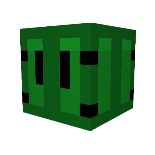 Nachutis Minecraft avatar head, 3D render