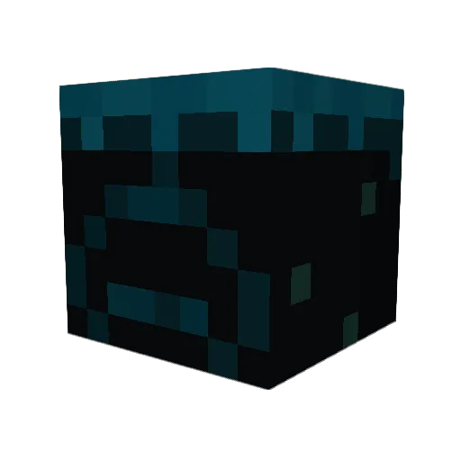 Nackenei Minecraft avatar head, 3D render