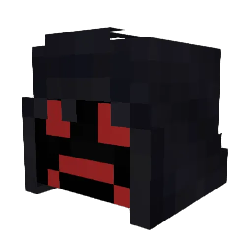 Nacon_LRF Minecraft avatar head, 3D render