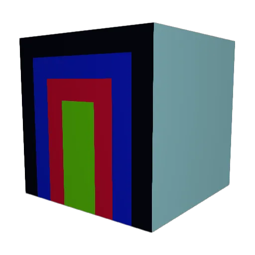 Nacron Minecraft avatar head, 3D render