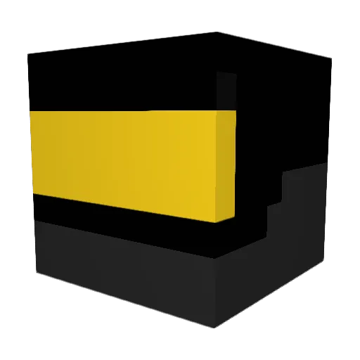 Nad7 Minecraft avatar head, 3D render