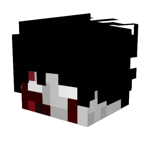 Nada_enserio Minecraft avatar head, 3D render