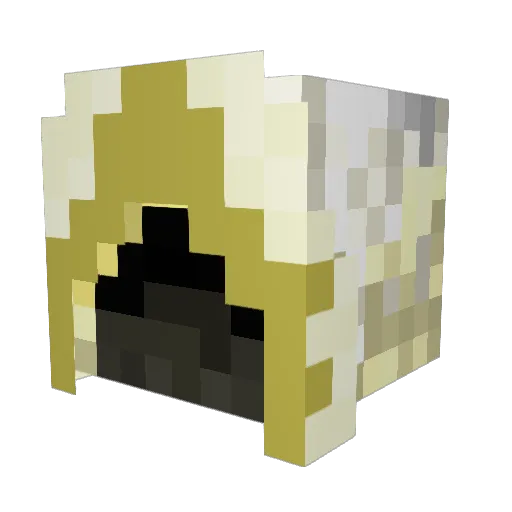 Nadagast Minecraft avatar head, 3D render