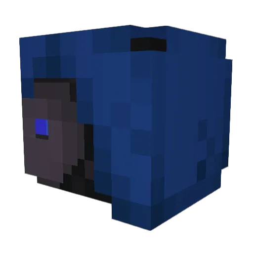 Nadavguy Minecraft avatar head, 3D render