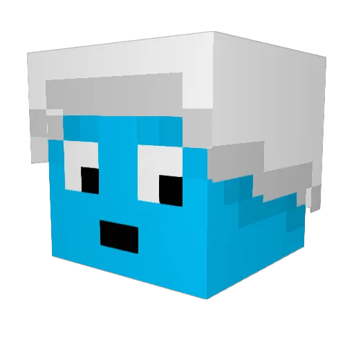 Nadi3831 Minecraft avatar head, 3D render