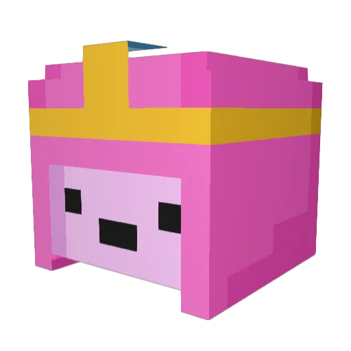 Nadiia14 Minecraft avatar head, 3D render