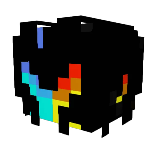 Nadimo17 Minecraft avatar head, 3D render
