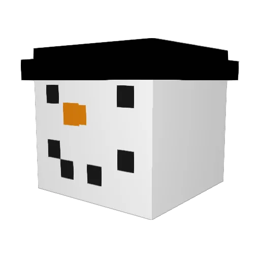 Nadine3012 Minecraft avatar head, 3D render