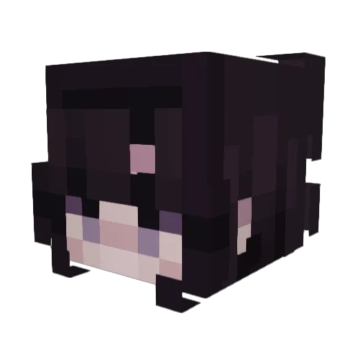 Nadine_G Minecraft avatar head, 3D render